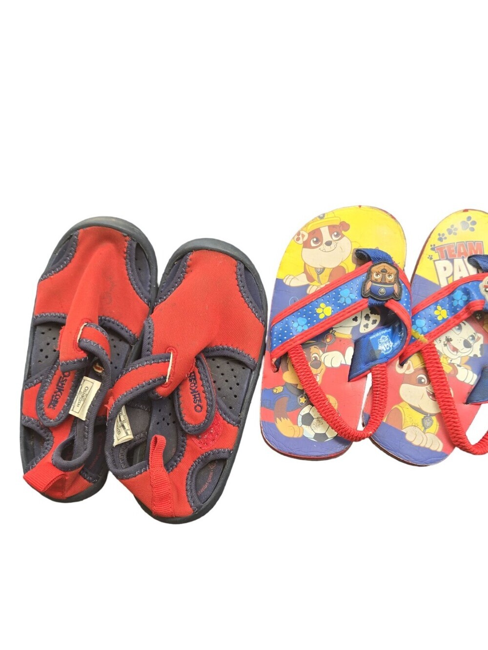 OshKosh B'gosh Red and Navy Kids Water Shoes & Character Flip Flops